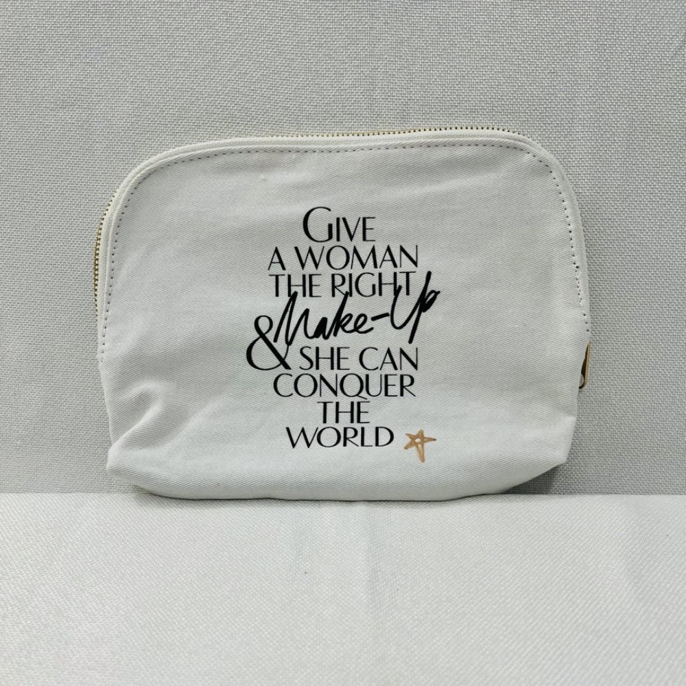 Charlotte Tilbury 1st Edition Makeup Bag Lip Print Travel Bag New Condition